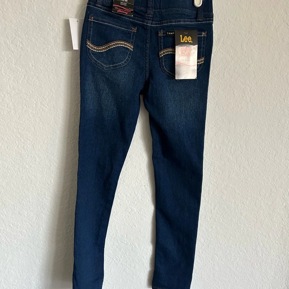 ✳️📚DROP⬇️ LEE • Kids Blue Jeans Convertible Skinny • 6X - Picture 2 of 7